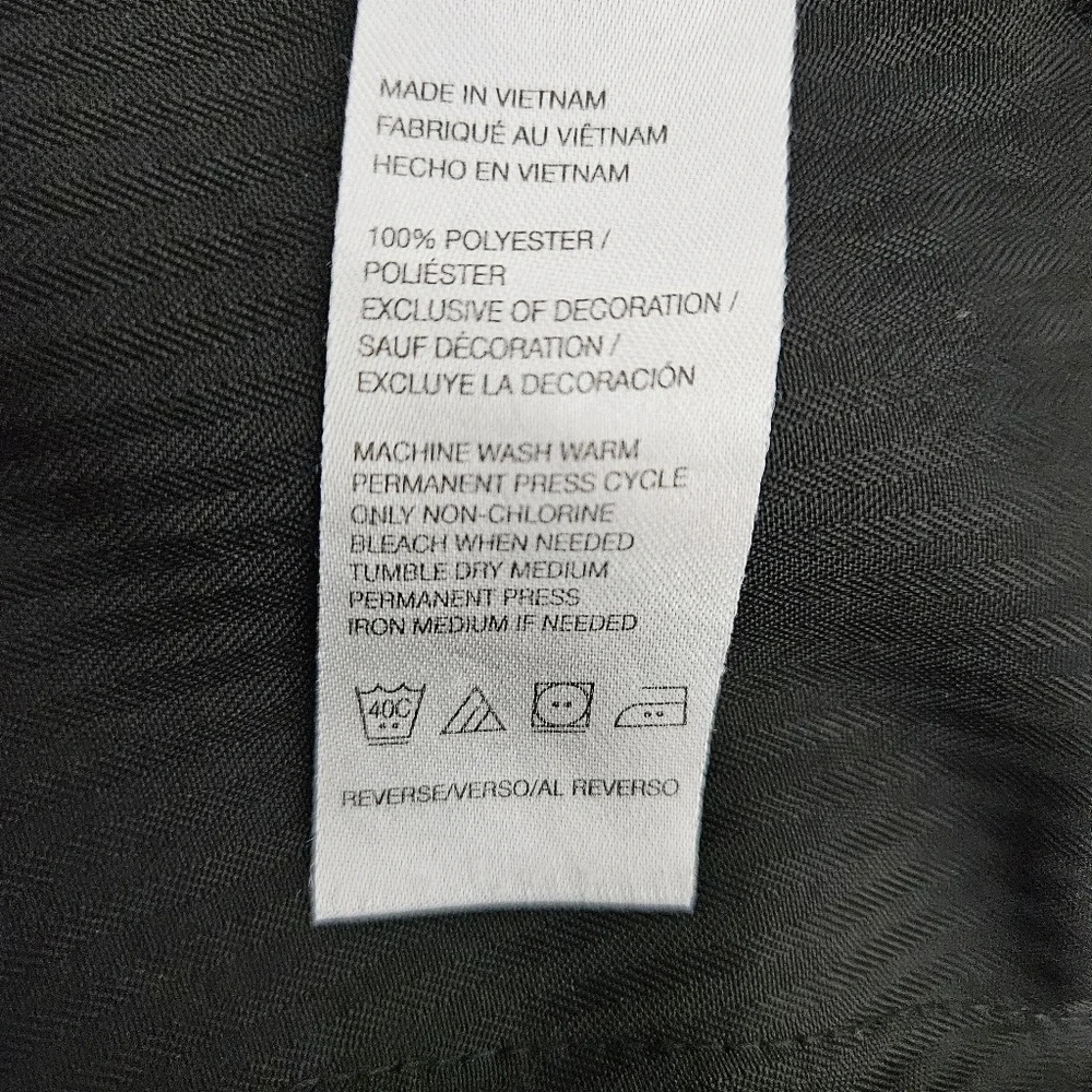 IZOD Golf Pants Dark Gray Straight Leg Flat Front Lightweight - Picture 7 of 8